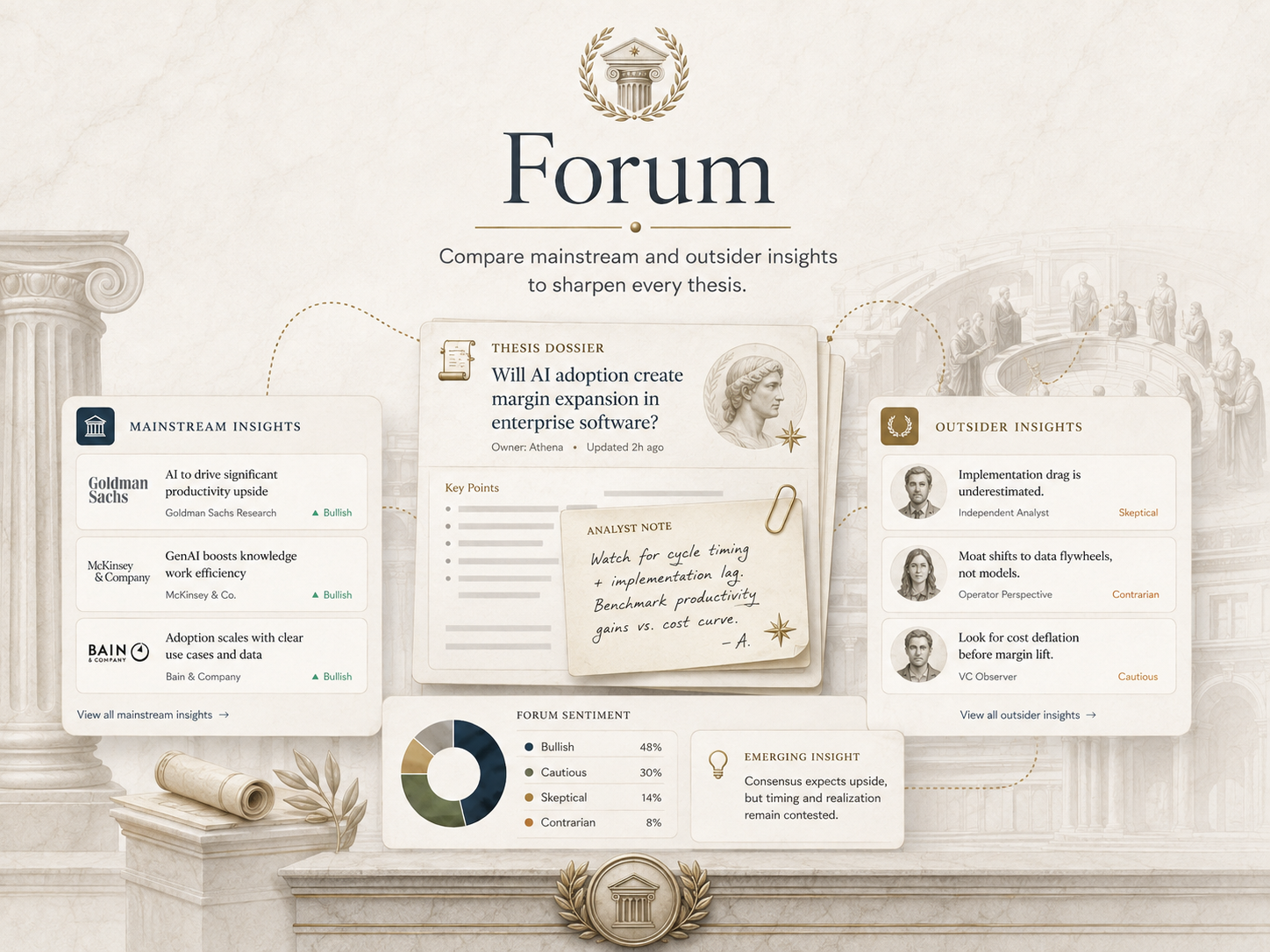 The Forum: evidence, briefs, and disagreement